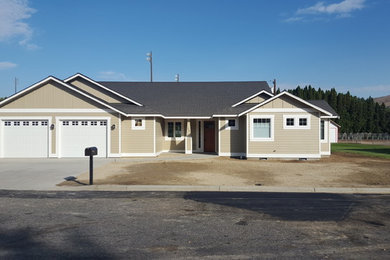 Inspiration for a timeless exterior home remodel in Seattle