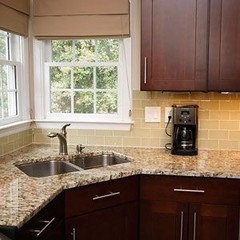 Backsplash Tile With Jamocha Granite Laminate Home Help