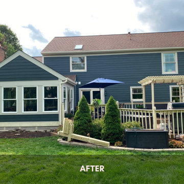 Siding Replacement using James Hardie
