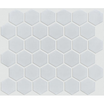 Shaw 240TS Coolidge - 11" x 13" Hexagon Geometric Mosaic Floor - Gray