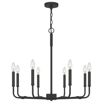 Quoizel Lighting - Abner - 8 Light Chandelier in Transitional style - 28 Inches