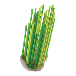 Zolla Modern Green Umbrella Stand - Coatracks And Umbrella Stands
