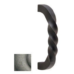 Baldwin Distressed Antique Nickel Monterey Pull - Cabinet And Drawer Handle Pulls