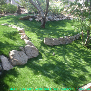 Global Syn-Turf artificial grass installation in Las Cruces, NM