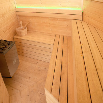 KOTA | kombinierte Sauna-/Grillhütte für Privat und Hotellerie