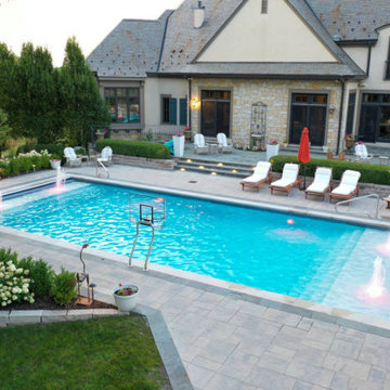 Barrington Hills, IL Custom Pool, Spa and Outdoor Living Spaces