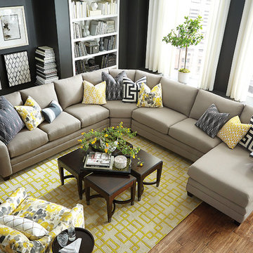 HGTV HOME Design Studio CU.2 U Shaped Sectional by Bassett Furniture