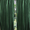 Two Pine Green Window Curtains Indian Sari Drapes Panel