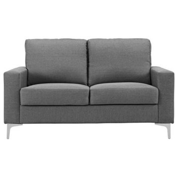 Cantel Upholstered Sofa, Gray
