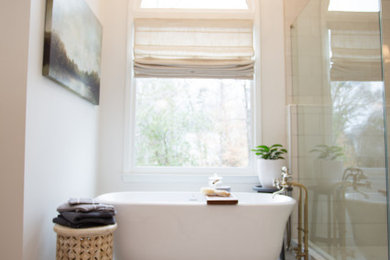 Inspiration for a contemporary bathroom remodel in Atlanta