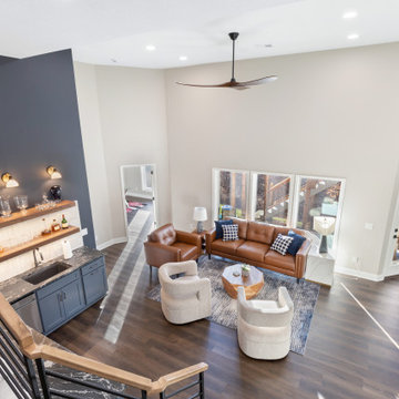 Urban Casual Modern Basement Finish Parkville, MO