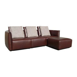 Greenwich 3-Seater Leather Sofa - Sofas & Modular Lounges