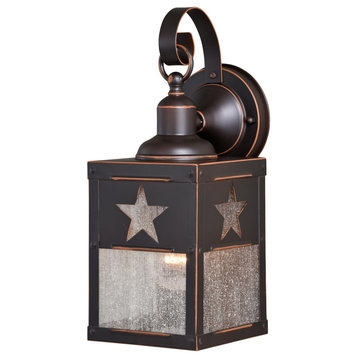 Roseto VXWS24970 Colton 13" Tall Outdoor Wall Sconce - Burnished Bronze