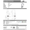 Design House 547570 Single Handle 1.2 GPM Bar Faucet - Nickel