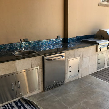 Gorgeous Outdoor Kitchen and Storage - San Antonio, TX