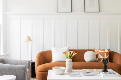 Inspiration for a transitional living room remodel in San Francisco