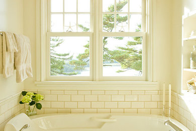 Inspiration for a timeless bathroom remodel in Portland Maine