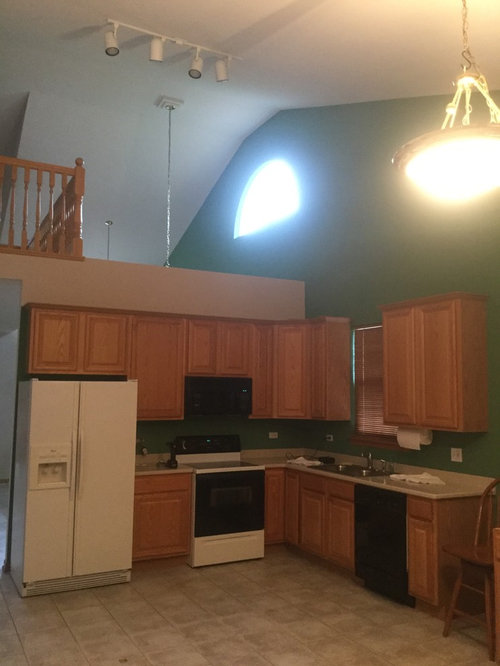 Help with kitchen lighting with a vaulted ceiling
