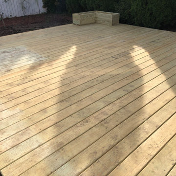 Pressure Treated Wood Deck Renovation