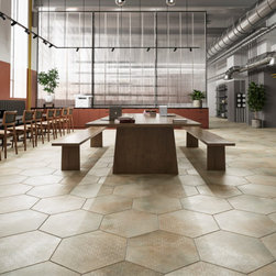 Damasco Large Hexagon Tiles - Tiles