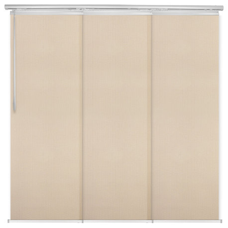 Maxene 3-Panel Track Extendable Vertical Blinds 36-66"W