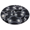 Blowing Bubbles, Custom Area Rug, Nylon Stainmaster Carpet, 4'x12'