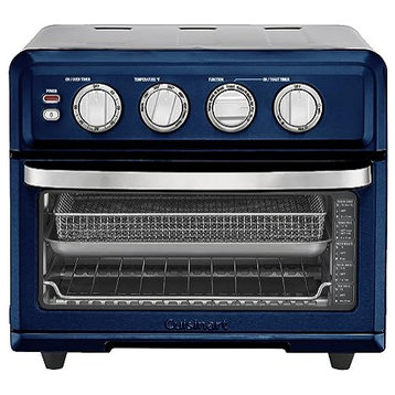 Air Fryer + Convection Toaster Oven, 8-1 Oven with Bake, Grill, Broil & Warm, Navy Blue