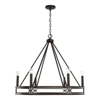 Capital Lighting 443461OB Merrick - 6 Light Chandelier - Transitional ...