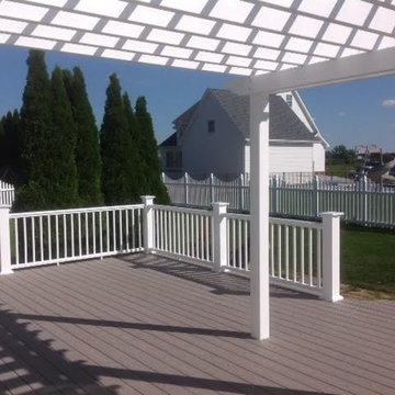 Azek Deck and Vinyl Pergola