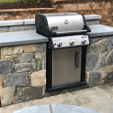 Stone Fire Pit and Grill in Bethesda MD