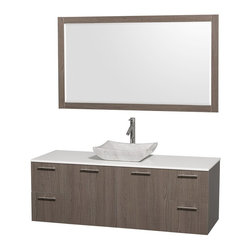 Gray Oak Bathroom Vanities - Bathroom Vanities And Sink Consoles