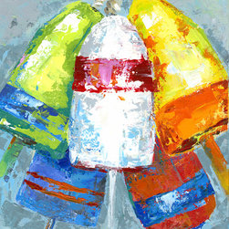 Five Buoys- Sold - Paintings