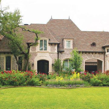 Contemporary Pool Compliments English Garden Style