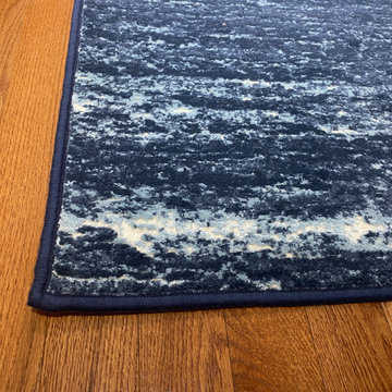 Navy blue Nourison rug