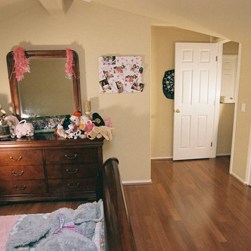 Loft Addition Bedroom in Sloped Ceiling
