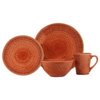 Palisades Paprika 16-Piece Dinnerware Set