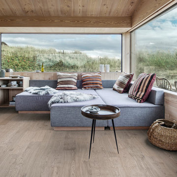 Contemporary ultra-matt wood floors