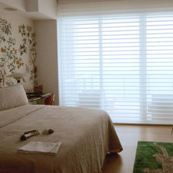 Automated Silhouette shades, Miami Luxury - Window Treatments