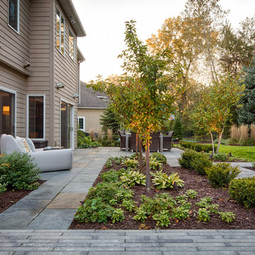 Contemporary Family Retreat & Sport Court
