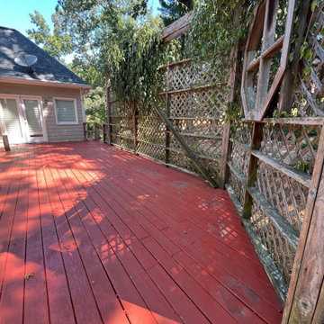 Marietta, GA Color Plus Siding Installation and Deck Build