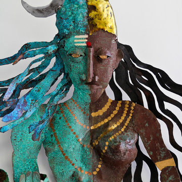 Shiva/Shakti Hindu God Sculpture