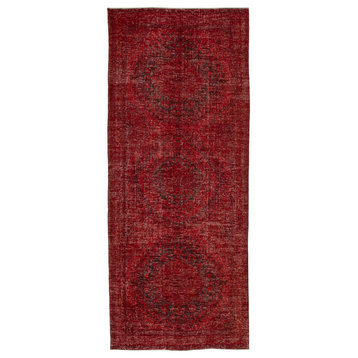 Rug N Carpet - Handmade Oriental 4' 11'' x 11' 10'' One-of-a-Kind Runner Rug