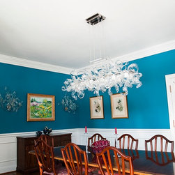 Crystal Chandelier and Sconces - Lighting
