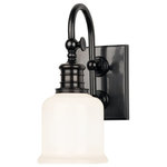Hudson Valley - Hudson Valley Keswick 1-LT Bath Light Bracket 1971-OB - Old Bronze - This 1-LT Bath Light Bracket from Hudson Valley has a finish of Old Bronze and fits in well with any Elevated Industrial, The Classics style decor.