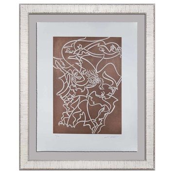 Andre MASSON Original ETCHING Hand SIGNED* & Numb + "ATHENA" w/ Frame