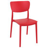 Monna Outdoor Dining Chair Red, Set of 2