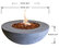 Cast Concrete Lunar Bowl, Natural Gas