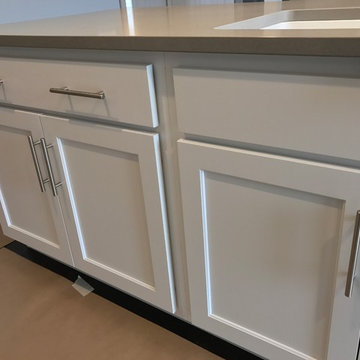 Milan, IL New Construction MSI Quartz Koch Express Cabinets White and Java