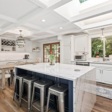Serene and Sunny: Large Kitchen Remodel with Abundant Natural Daylight