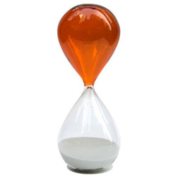 Modern Artwork Mod Hourglass, Clear/Orange